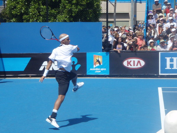 James Blake, Marching to Victory in Round 1