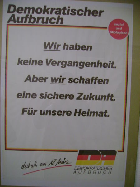 GDR Propoganda poster