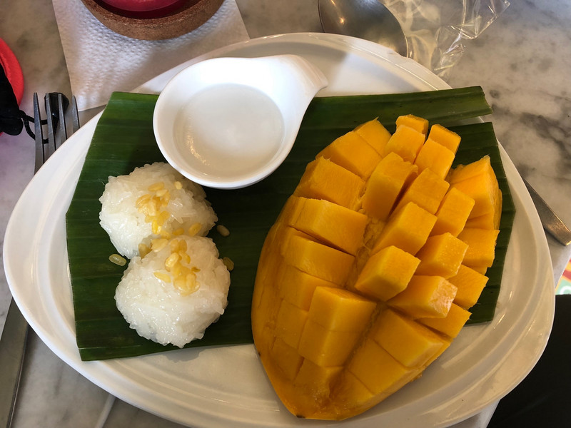 Sticky rice and mango - a must eat and delicious 😋 