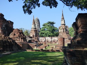 Only a small part of the huge Ayutthaya complex
