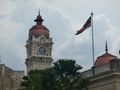 The clock tower and 🇲🇾flag