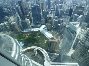 View down to KLCC park