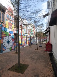 A colourful alley