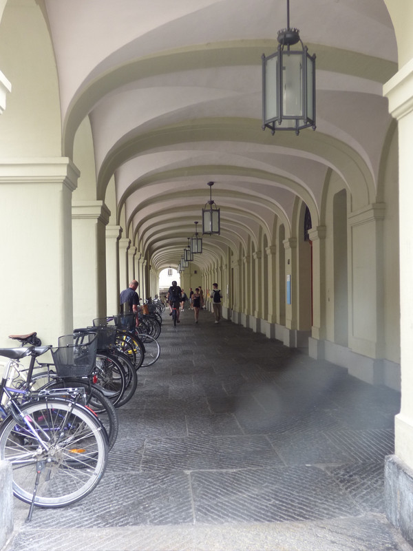 Sheltered walkway in Bern