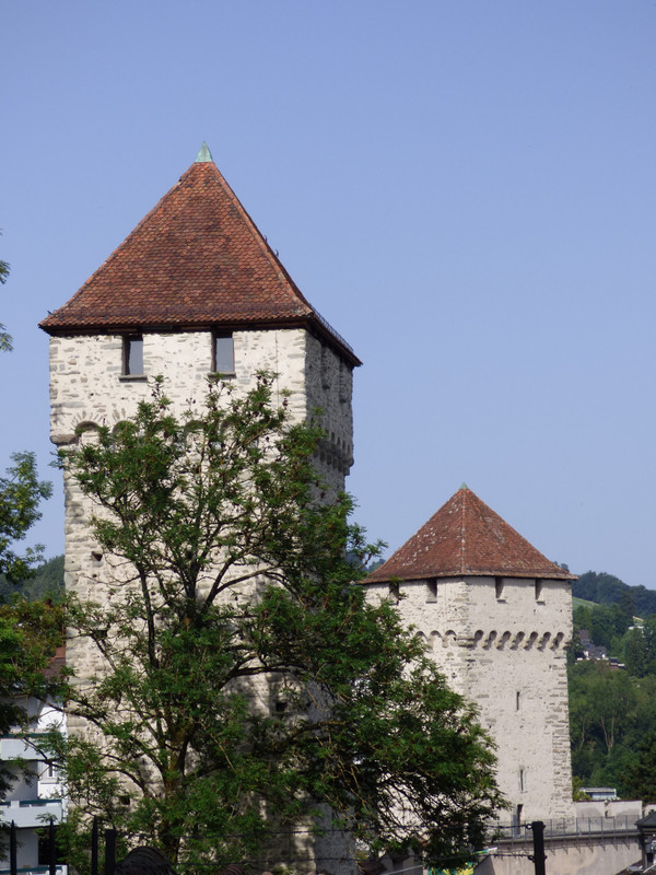 Towers on city wall