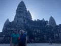 Inside the Angkor Wat temple grounds