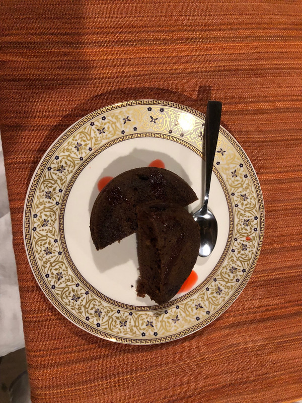 Chocolate cake at Rainbow 🌈 Lodge