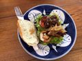 Delicious BLT with homemade chutney at the Epic Arts Café 