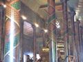Splendid pillars inside the temple