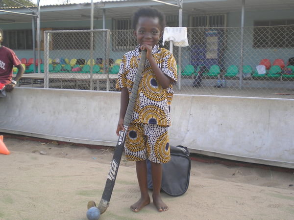 A future Ghana hockey star !!
