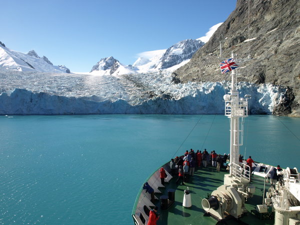 glacier at head of drygalski fjord | Photo