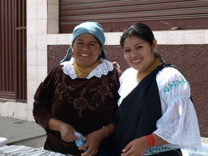 Otavalo market stallholders