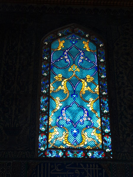 Stained glass window Topkapi Palace