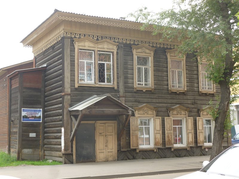 Old style wooden house