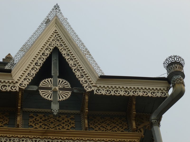 Roof and gutter detail