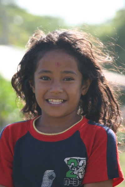 A beautiful child in Savaii