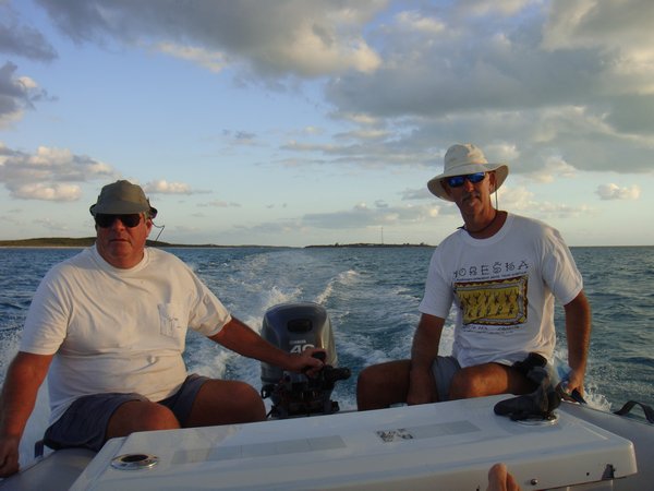 Walter and Walter aboard Rum Punch