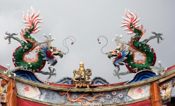 Temple dragons, Penang