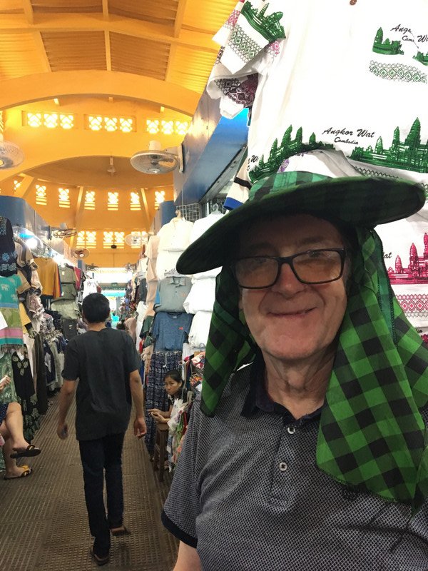 Roger trying hats