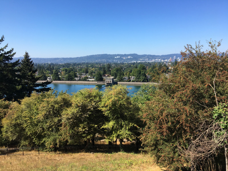 A view from Mt Tabor. 