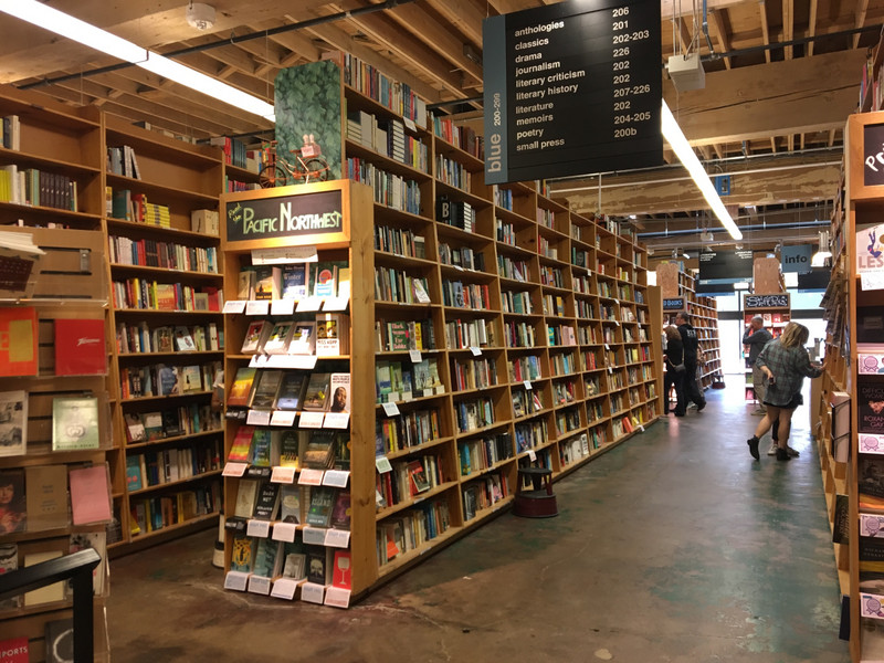 Powell’s book store.