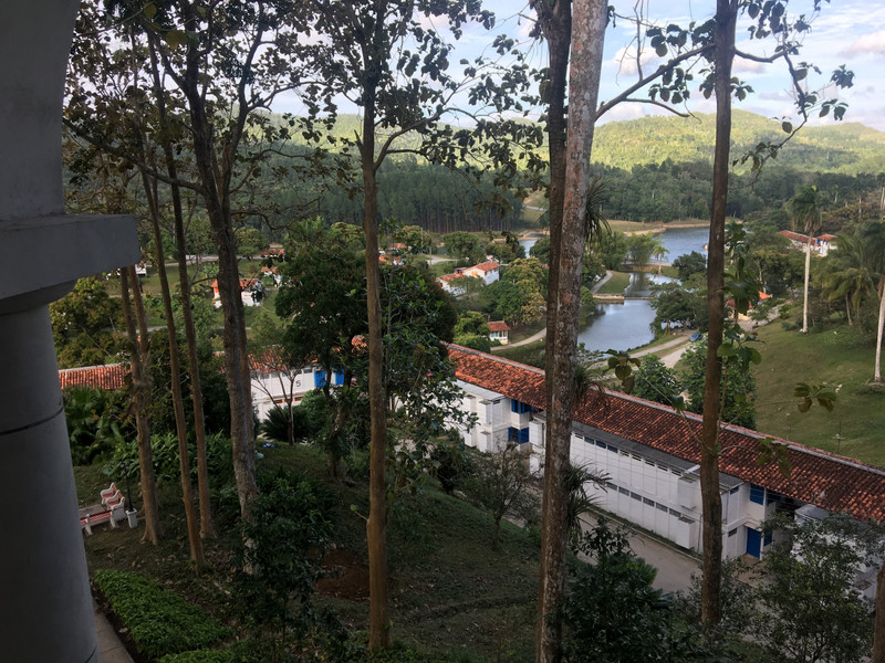 View from balcony Moka Hotel