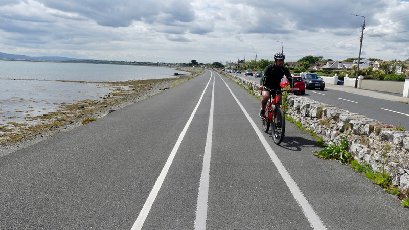 Cycle path into Dublin