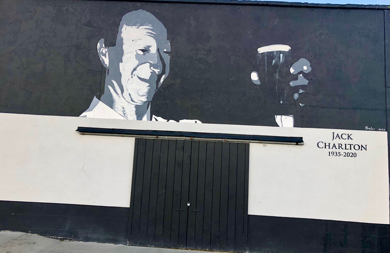 Jack Charlton mural.