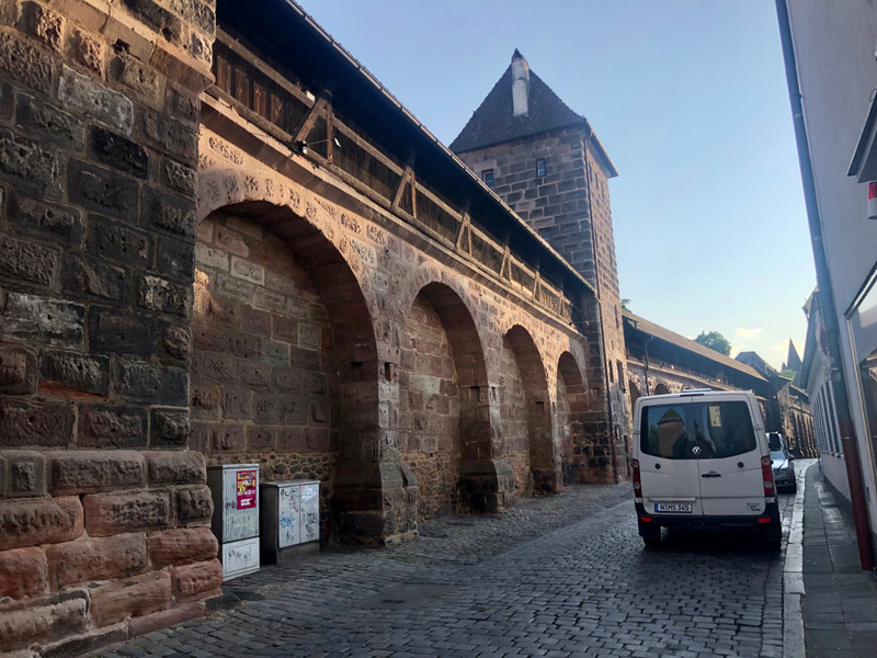The old wall in Nuremberg 
