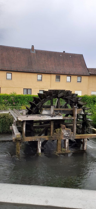 Ebermannstadt water wheel.  