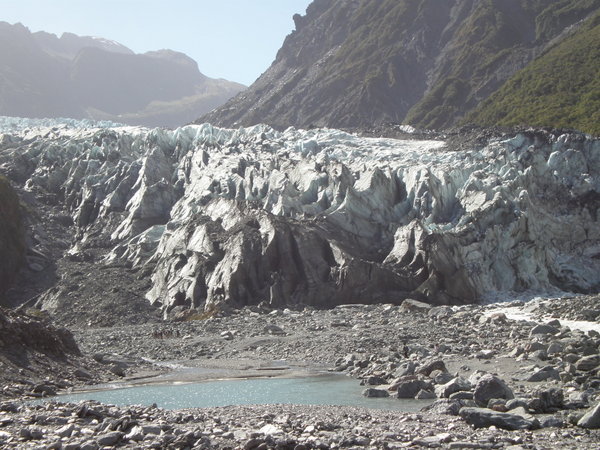 Bottom edge of Fox Glacier
