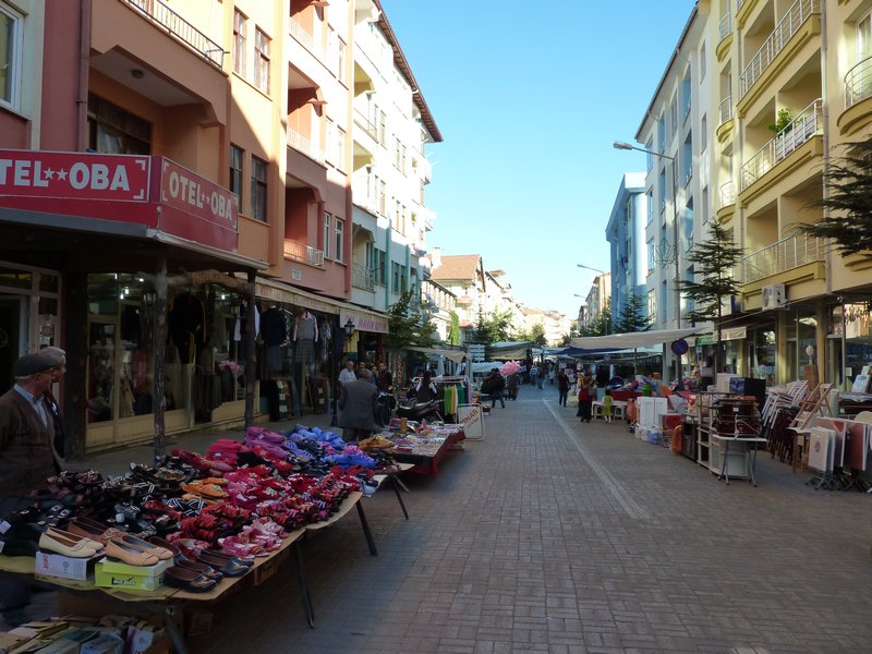 Market outside hotel