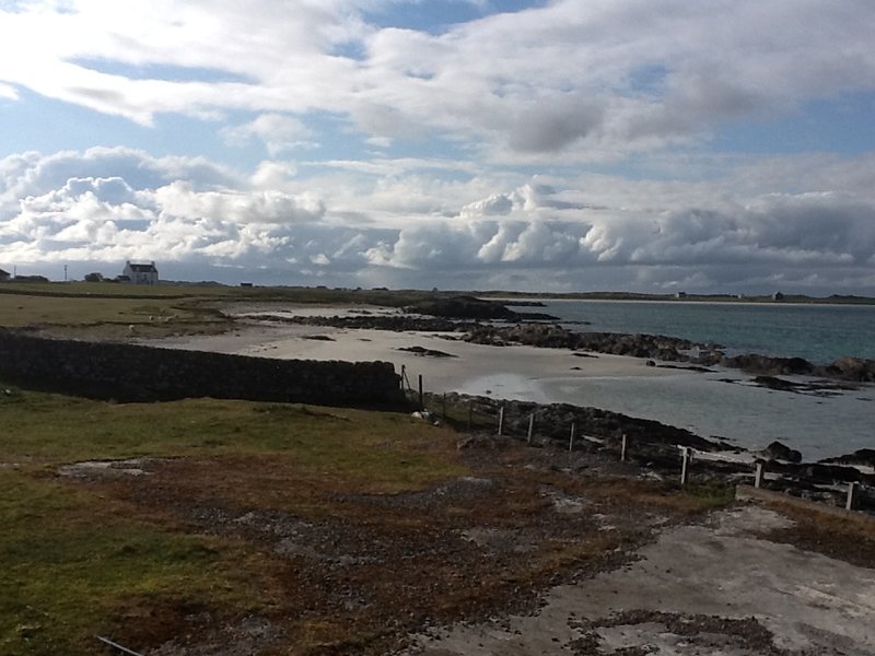 View from ferry terminal - Tiree