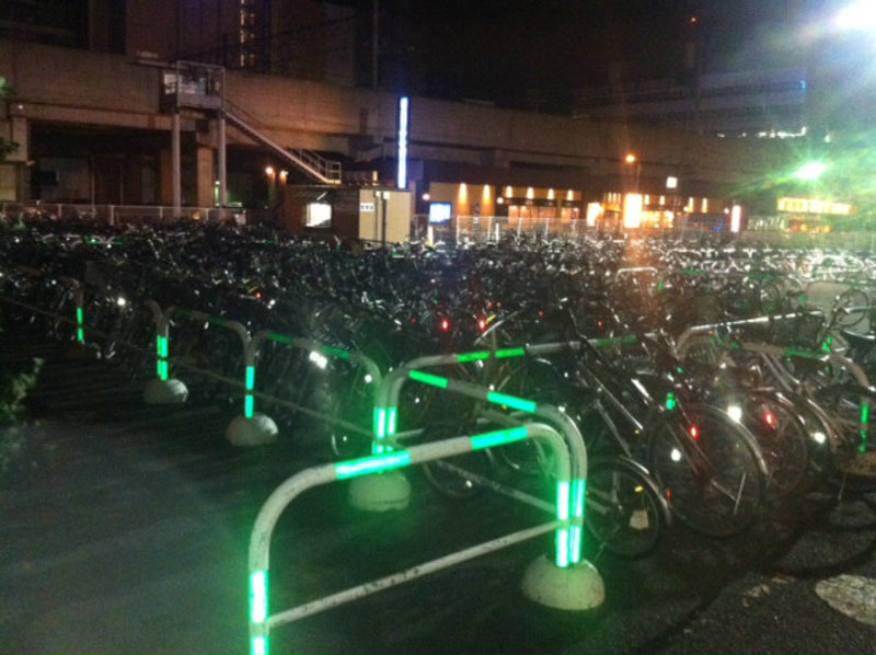 Japanese bike parking