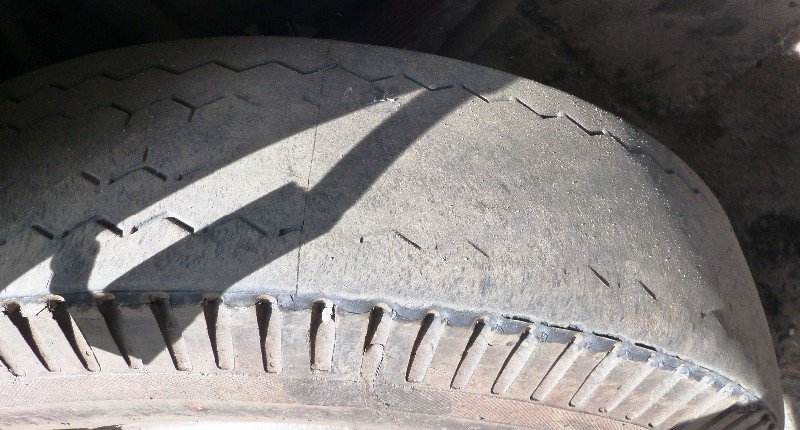 Tyre in need of recut