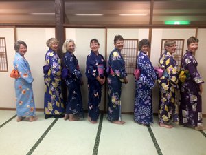 Our ladies in Kimonos