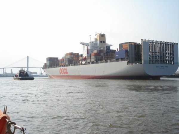 OOCL Container Ship