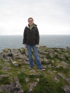 Me standing at the highest point on the island