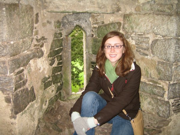 Me in one of the castle's windows