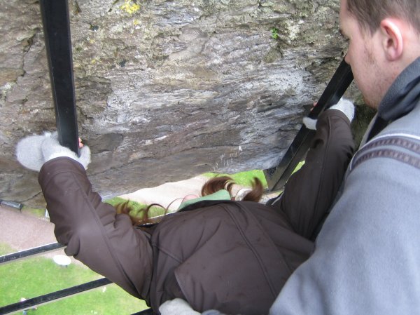 Me Kissing the Blarney Stone!
