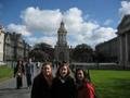 Jill, Megan and I at Trinity College