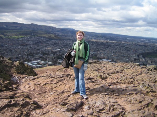 Me on top of Arthur's Seat Mountain