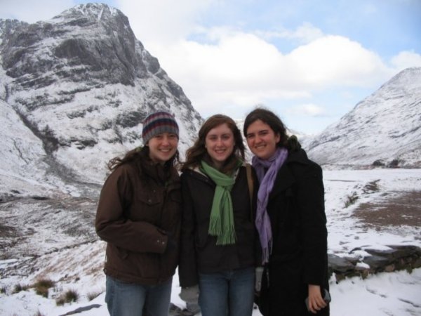 Me, Erin and Catherine in the Highlands