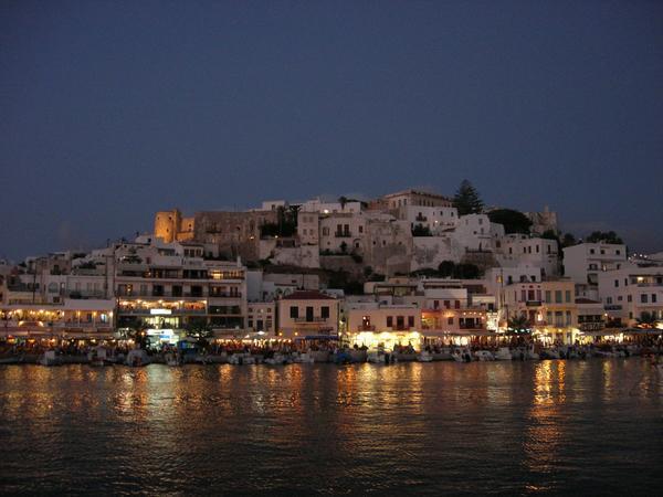 Naxos by night.