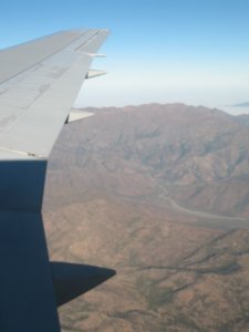 First view of Chile