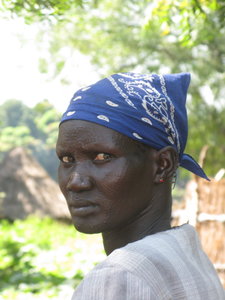nuer woman with some crazy scarification