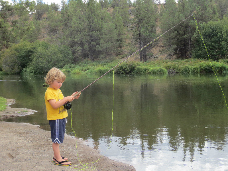 fishing partner on the Deschutes River