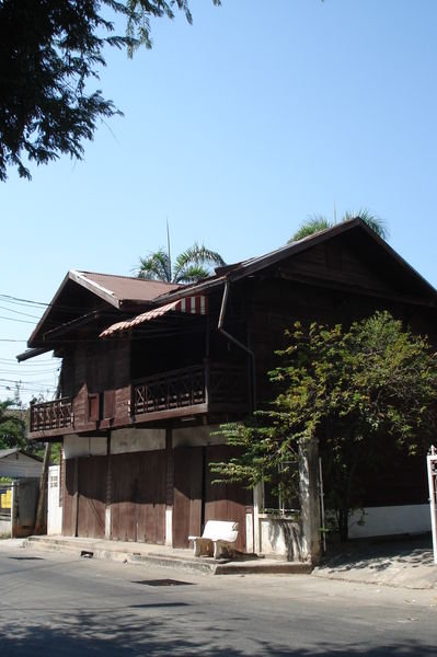 An Example of the Older Wooden Houses of Ubon