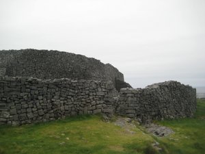 looking back at the inner wall