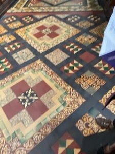 Floor tiles at St. Patrick's